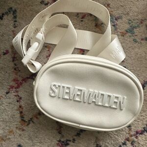 Steve Madden Cream Belt Bag